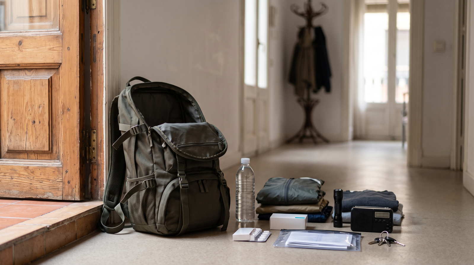 Mochila de emergencia: qué llevar si tienes que salir de casa