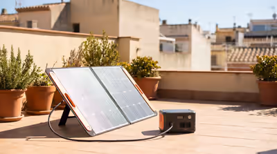 Placa solar portátil: cuál elegir para cargar tu estación