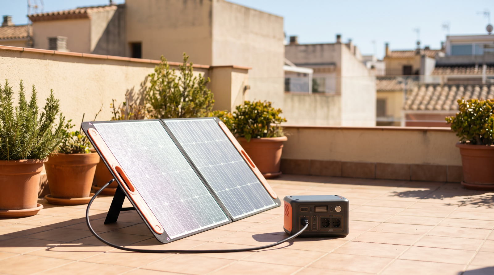 Placa solar portátil: cuál elegir para cargar tu estación